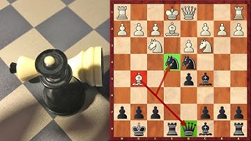 An Unexpected Queen Sacrifice On Move 9