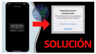 Imposible buscar actualización se ha producido un error al buscar una actualización de software