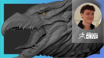 Organic Character & Creature Sculpting: Rodan Kaiju of Godzilla Series - Luc Tschopp - ZBrush 2021.6