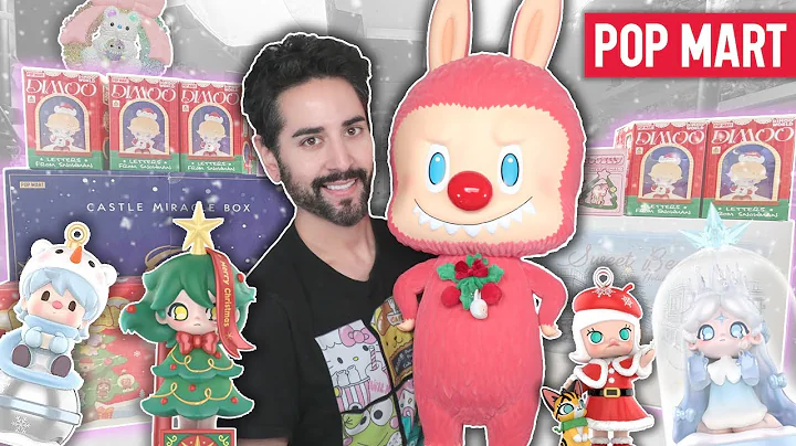 POP MART CHRISTMAS HAUL! ☃️ PART 2🎄 Labubu, Azura, Sweet Bean, Instinct Toy, Molly