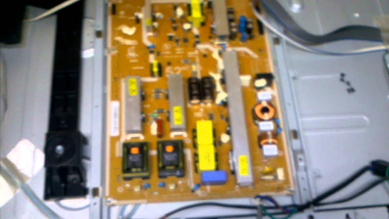 SAMSUNG LCD 52" TV LN52A750R1 No PowerClickingBusted power supply