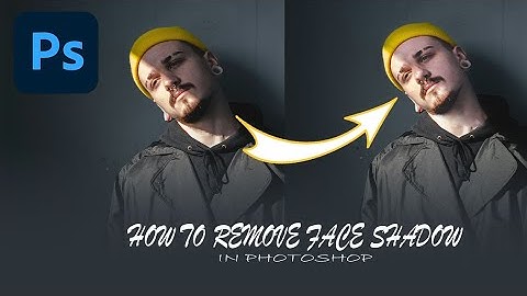 How to remove face shadow in Photoshop 2024
