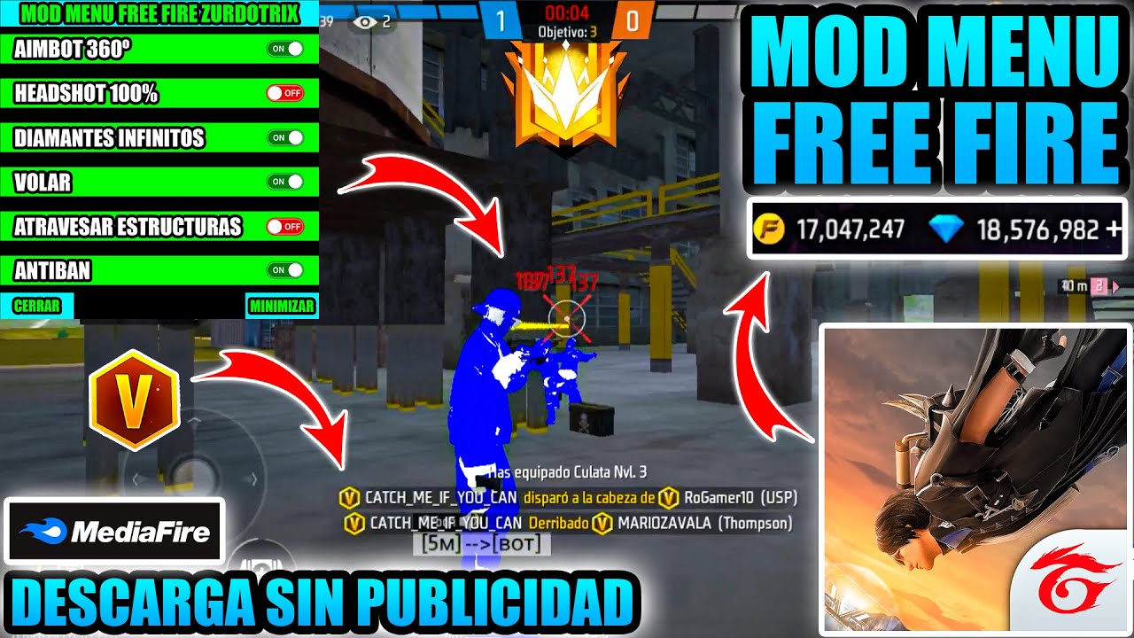 Mod Menu Free Fire Hacks Apk Grátis 2023 Atualizado v1.97.5 Mod - W Top  Games - Apk Mod Dinheiro Infinito