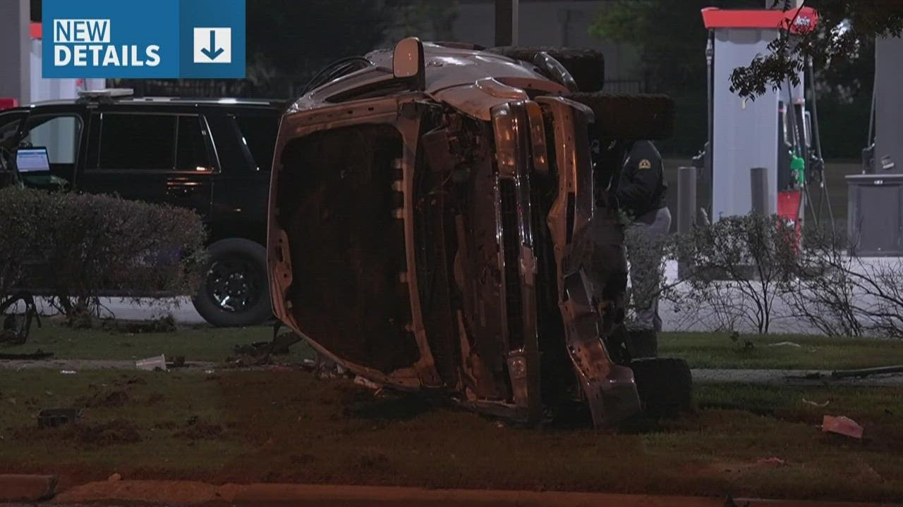 One dead, four injured in suspect vehicle after chase ends in crash