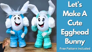 DIY Easter Egghead Bunny / Funny Egg Characters/Character Figure by Patti J. Good 6,464 views 2 months ago 16 minutes