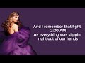 TAYLOR SWIFT - Mine (Taylor’s Version) (Lyrics)