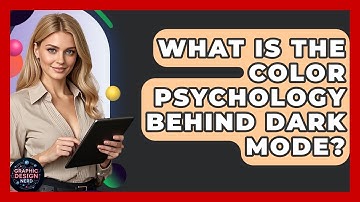 What Is The Color Psychology Behind Dark Mode? - Graphic Design Nerd