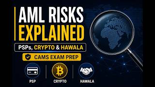 PSPs, MSBs, Hawala, Crypto and Insurance ML Risks Explained | CAMS Exam Prep