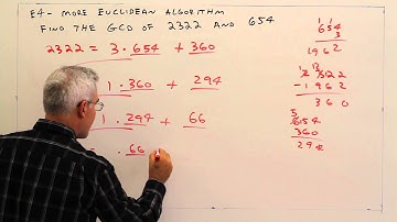 E4--Even More on The Euclidean Algorithm