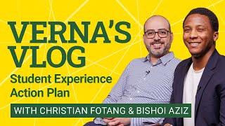 Verna's Vlog: Student Experience Action Plan with Christian Fotang and Bishoi Aziz