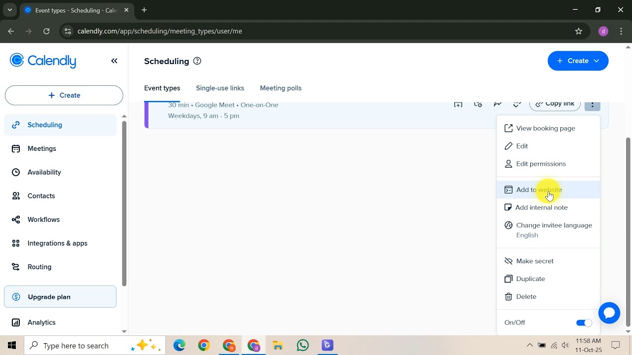 How To Find Calendly Embed Code - YouTube