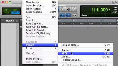 Pro Tools Ignite - Video Review - Chapter - 07.6 Import Export MIDI
