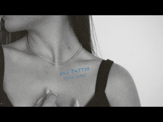 Jessica Baio - bad tattoo (Lyric Video) class=