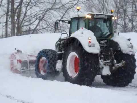Marjollet TP - Déneigement - Fendt snow removal
