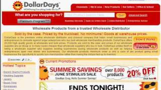 Wholesale Suppliers  Dollar Days   http://tinyurl.com/llgru9