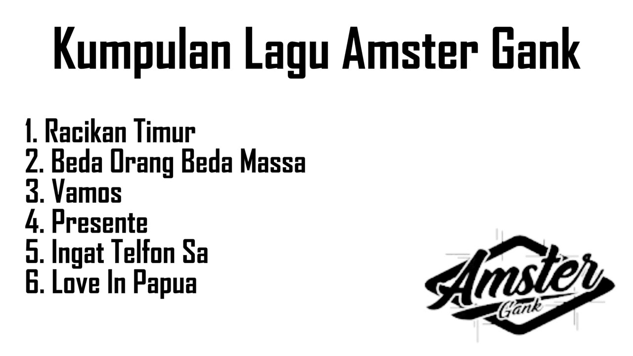 LAGU AMSTER GANK || LAGU TIMUR