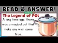 READING COMPREHENSION FOR GRADE 4 5 AND 6 PRACTICE READING THE LEGEND OF A POT READING COMPREHENSION FOR GRADE 4 5 AND 6 PRACTICE READING THE LEGEND OF A POT