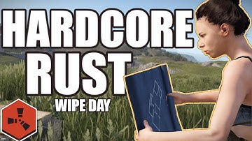 🔴HARDCORE RUST | SOLO START ON A FRESH WIPED SERVER | HARDCORE RUST GAMEPLAY