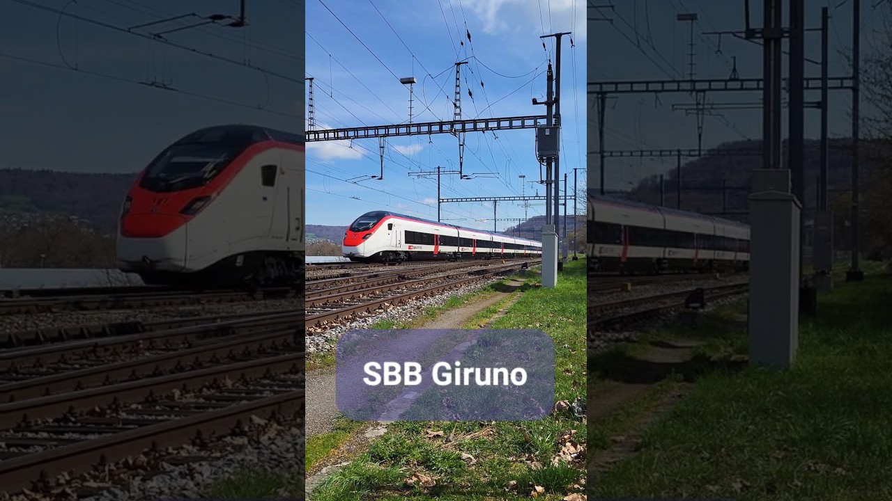 SBB Giruno bei Windisch, Kanton Aargau, Schweiz 2023 / #shorts