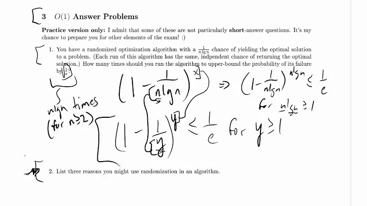 CPSC 320 2014W2 Final, Practice Problem 3.1 and 3.2