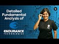 Fundamental Analysis of Endurance Technologies Ltd |  CA Rachana Ranade