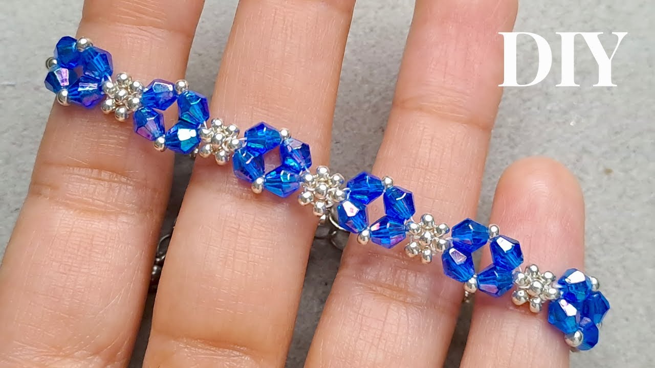 How To Make A Bracelet//Beads Jewelry Making Easy Tutorial/Seed ...