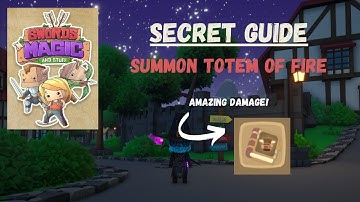 Summon Totem of Fire Spell Tutorial in Swords 