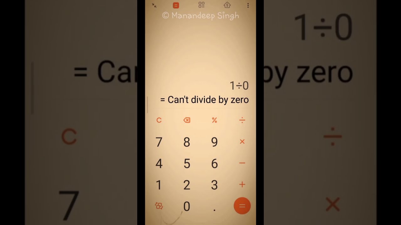 Is 1 Divided By 0 Infinity 