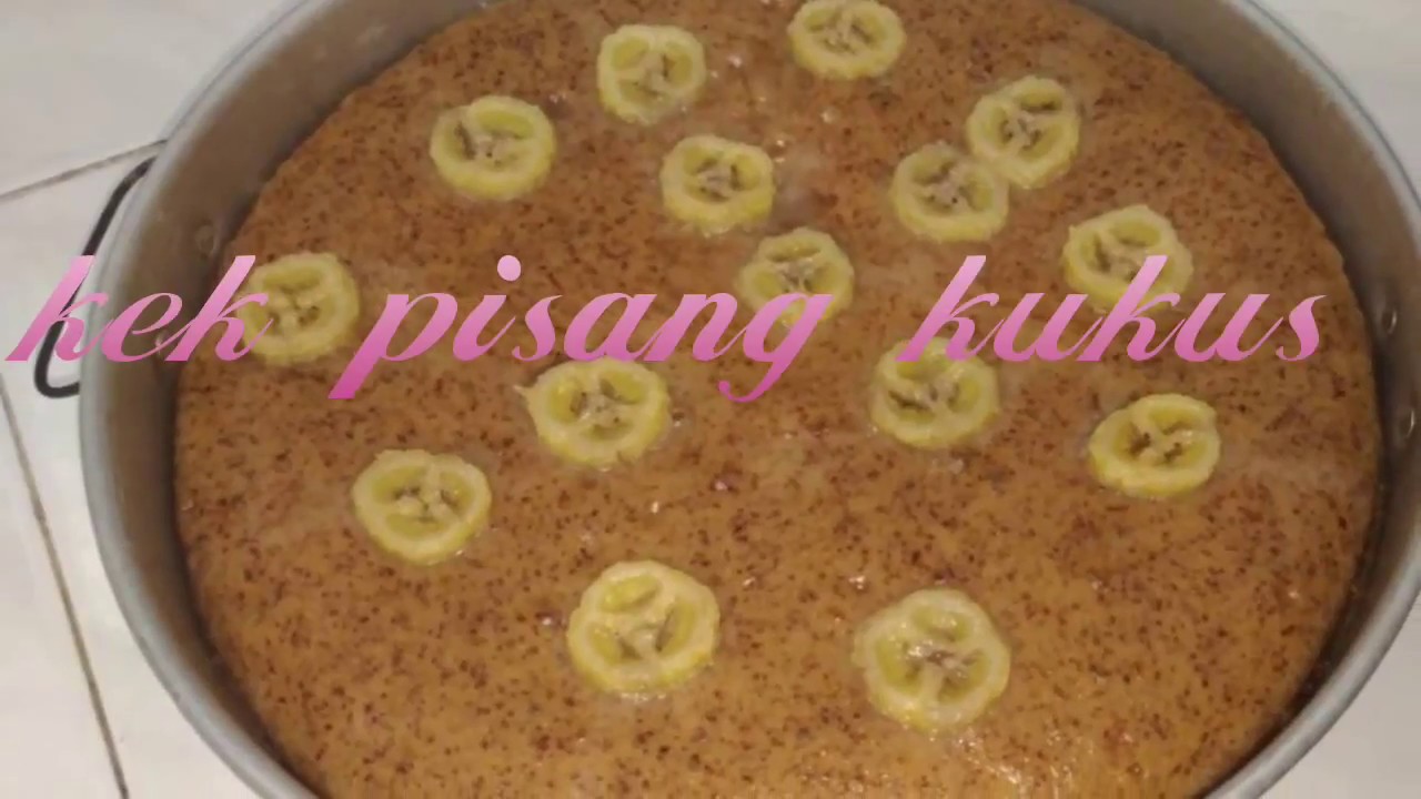 Kek Pisang Kukus Steamed Banana Cake Youtube
