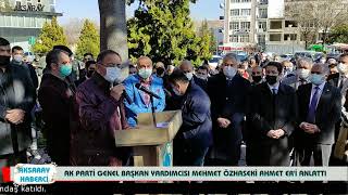 Ak Parti Genel Başkan Yardımcısı Mehmet Özhaseki Merhum Ahmet Eri Anlattı