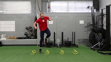Lateral Hurdle Hops Continuous