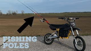 BIG FISH CAUGHT (10+lbs) // Fishing with my electric pitbike