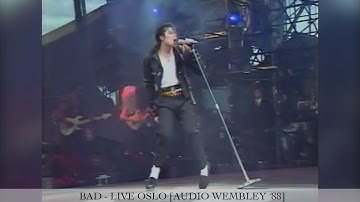 Michael Jackson - Bad [60FPS] | Dangerous Tour Live Oslo | Enhanced [Audio Wembley ´88]