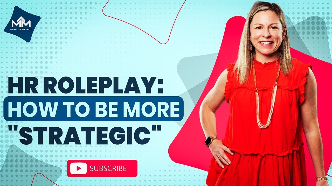 HR Roleplay A Manager Asks What Does Strategic Really Mean YouTube