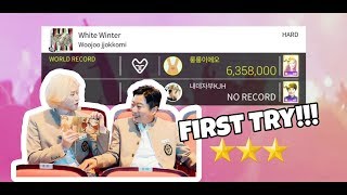 [SUPERSTAR SMTOWN] Woojoo jjokkomi - White Winter (HARD) | FIRST TRY!!!!!