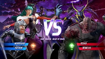 MARVEL VS. CAPCOM: INFINITE Morrigan,Arthur VS CPU Jedah,Nemesis