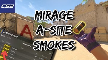 learn these A-SITE SMOKES to RANK UP in CS2