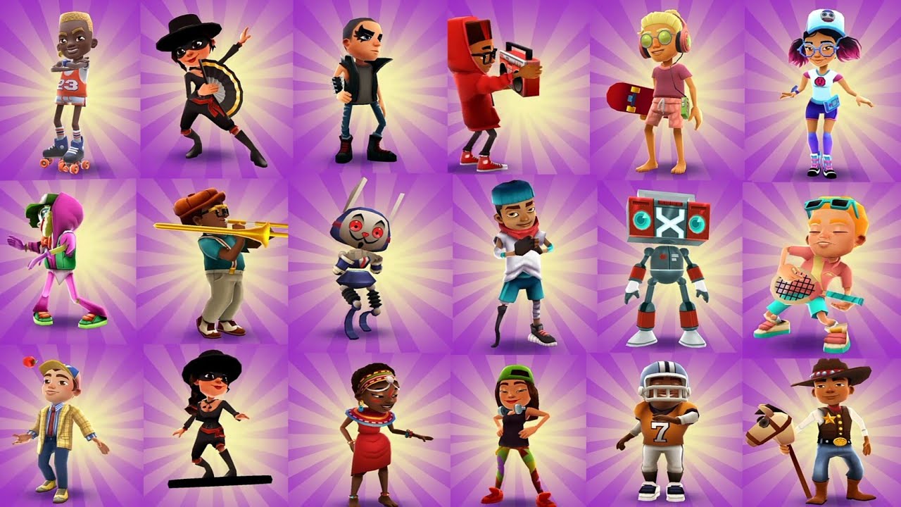 ☑️TODOS LOS PERSONAJES DESBLOQUEADOS DE SUBWAY SURFERS MUMBAI