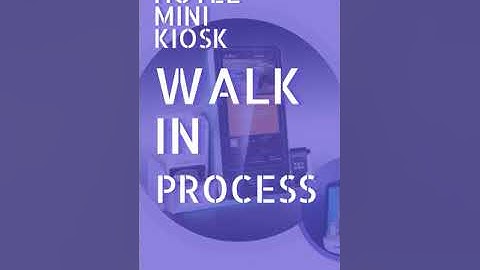 Vendfun Mini Kiosk check in process