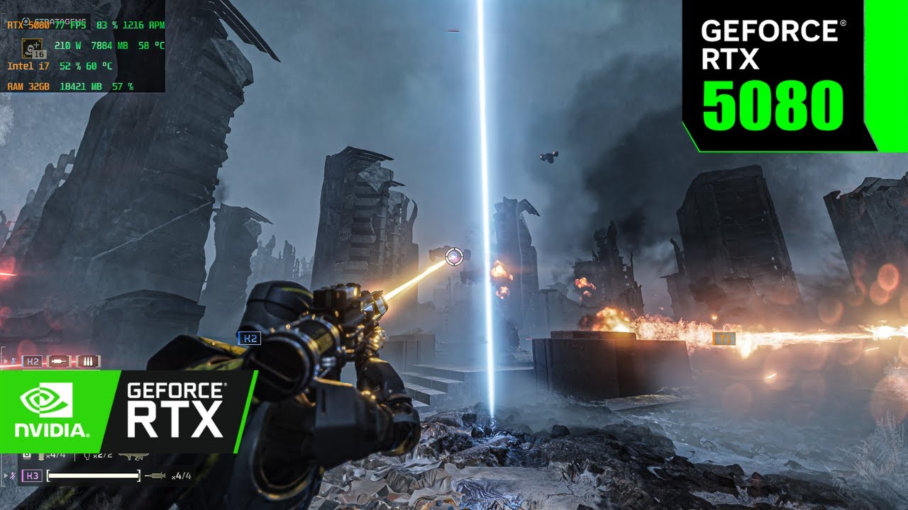 RTX 5080 | HELLDIVERS 2 DILIGENCE  (Ultra Quality Preset) 4K 32 GB