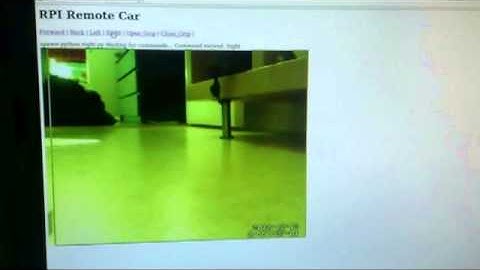 Raspberry Pi Arduino Robot Car with Streaming Video