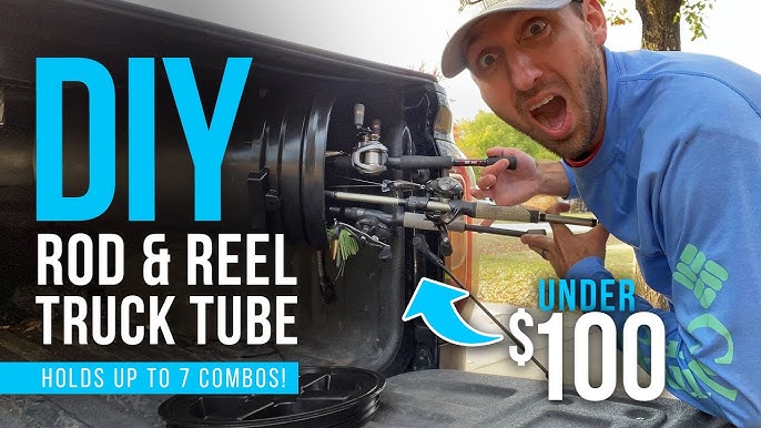 DIY PVC Truck Bed Fishing Rod Holder for Bank Fishing 