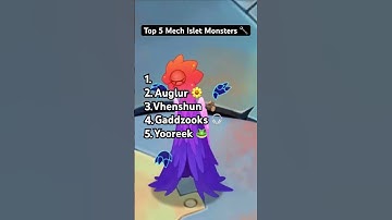Top 5 Mech Islet Monsters 🔧 #mysingingmonsters #shorts
