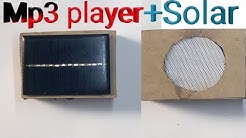how to make USB mp3 speaker | mp3 music player | mini speaker | solar Port charming mp3 player