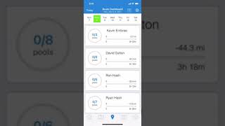 Pool Service Routes - Change Dates on the Route Dashboard (App) | Skimmer