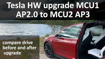 Compare Tesla AP2.0 and AP3 on a test drive (it)