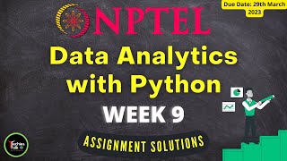 NPTEL Data Analytics with Python Week 9 Quiz Assignment Solutions | Jan 2023 |  IIT Roorkee #nptel