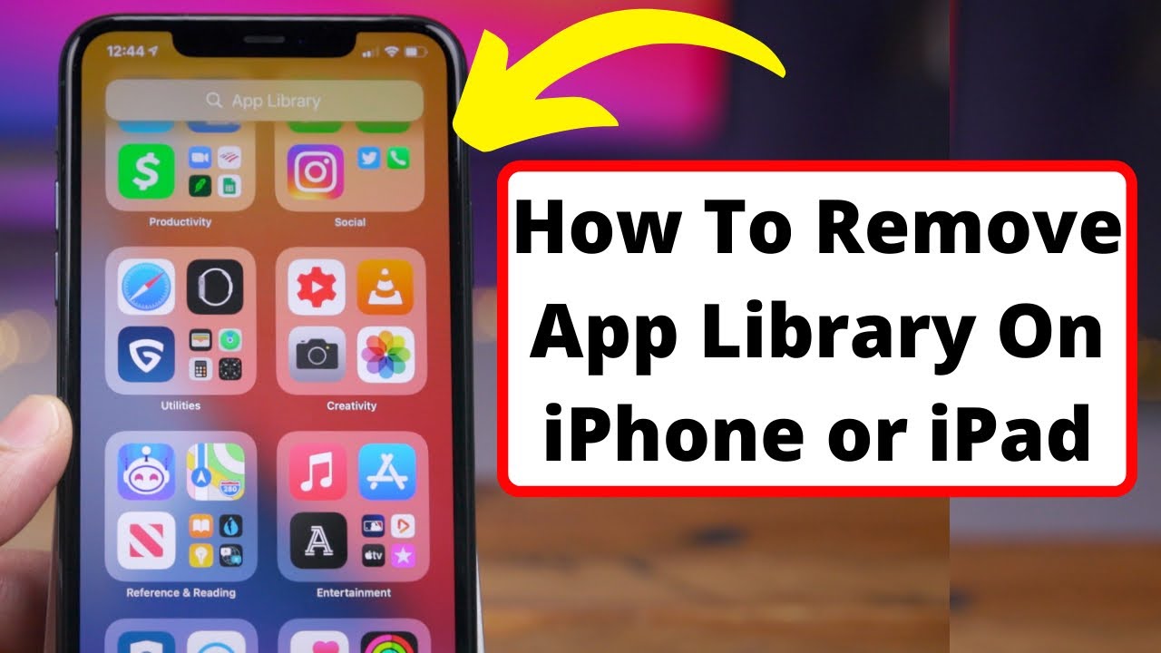 How To Remove App Library On Any IPhone Turn Off App Library In IPhone