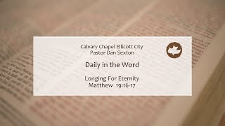 Longing For Eternity - Matthew 1916-17