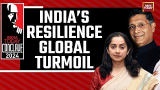 India Today Conclave 2024: Arvind Subramanian & Shamika Ravi On India’s Resilience & Global Turmoil
